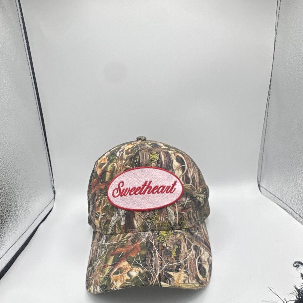 David and Young Sweetheart Camo Mesh Back Trucker Ball Cap Hat One Size